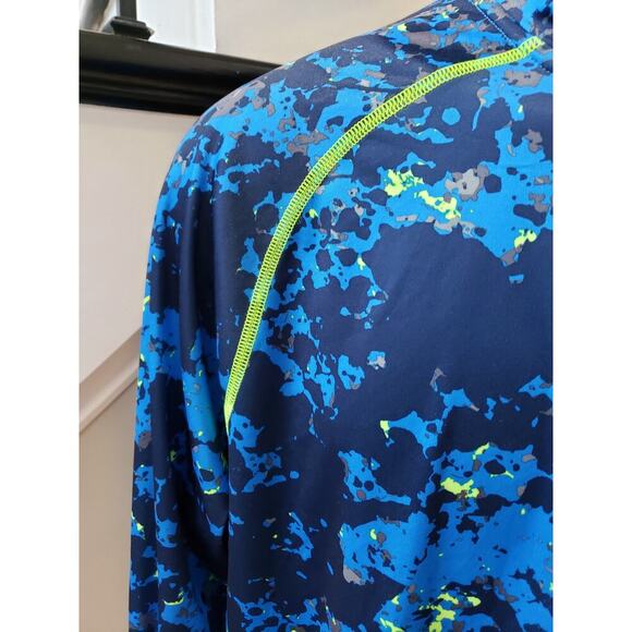 Under Armour Torm Launch 1/2 Zip Run Jacket Men's LG Blue Mock Neck Long Sleeve - Picture 13 of 13